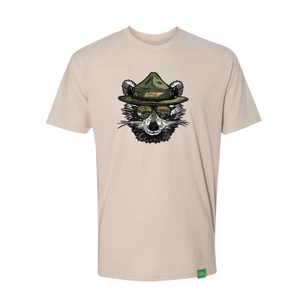 Cream Tn Raccoon State Parks T-Shirt